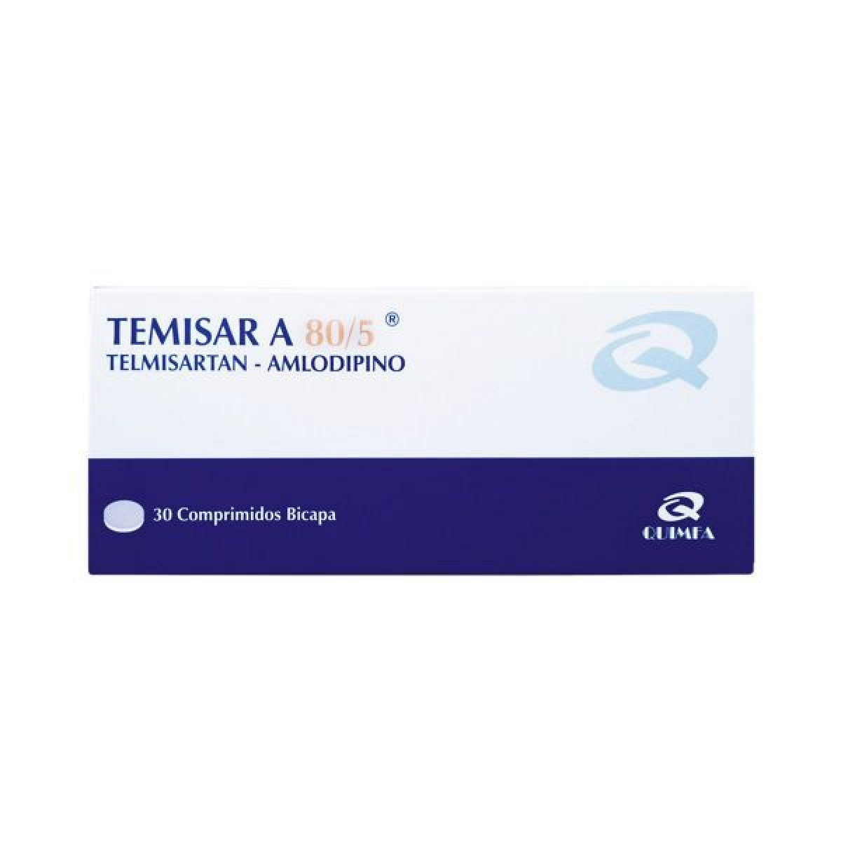 TEMISAR A 80/5 MG X 30 COMP BICAPA