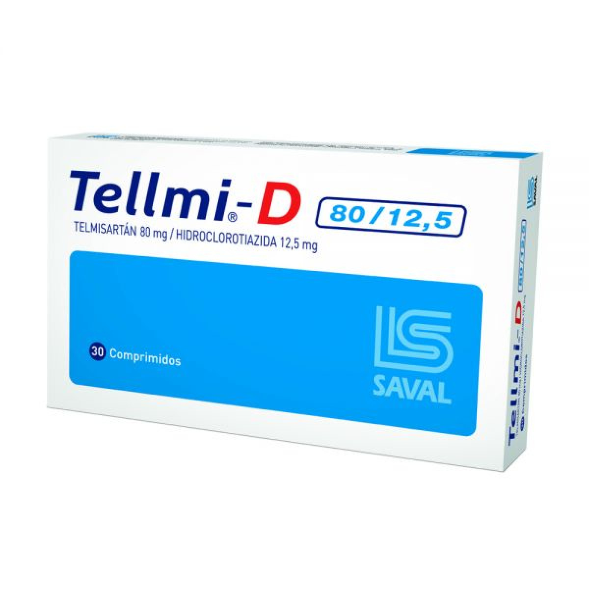 TELLMI D 80/12.5 MG X 30 COMP