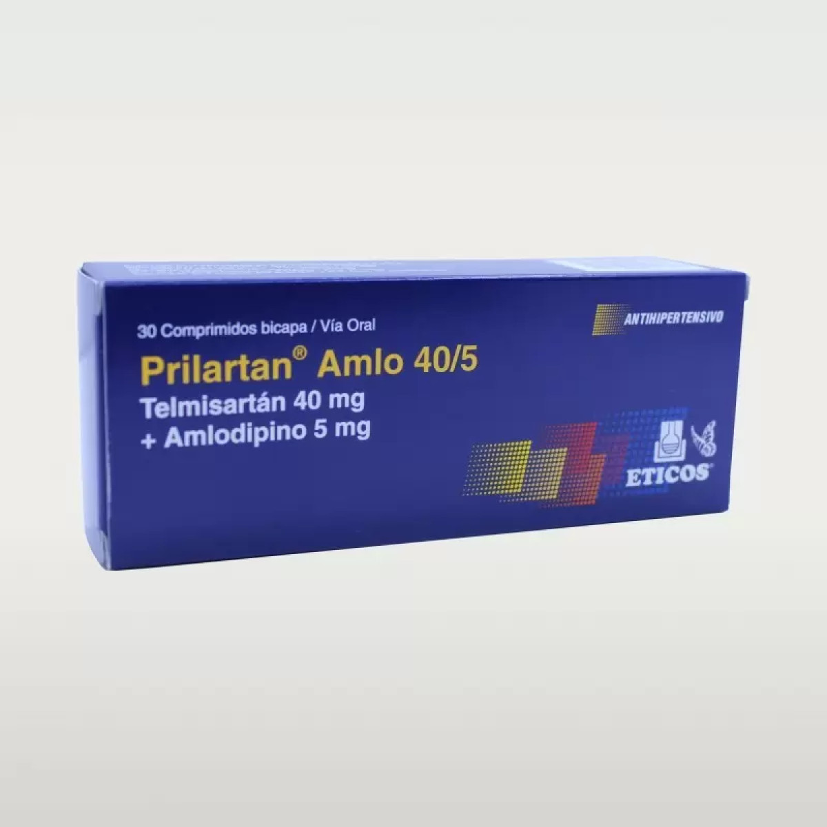 PRILARTAN AMLO 40/5 MG X 30 COMP