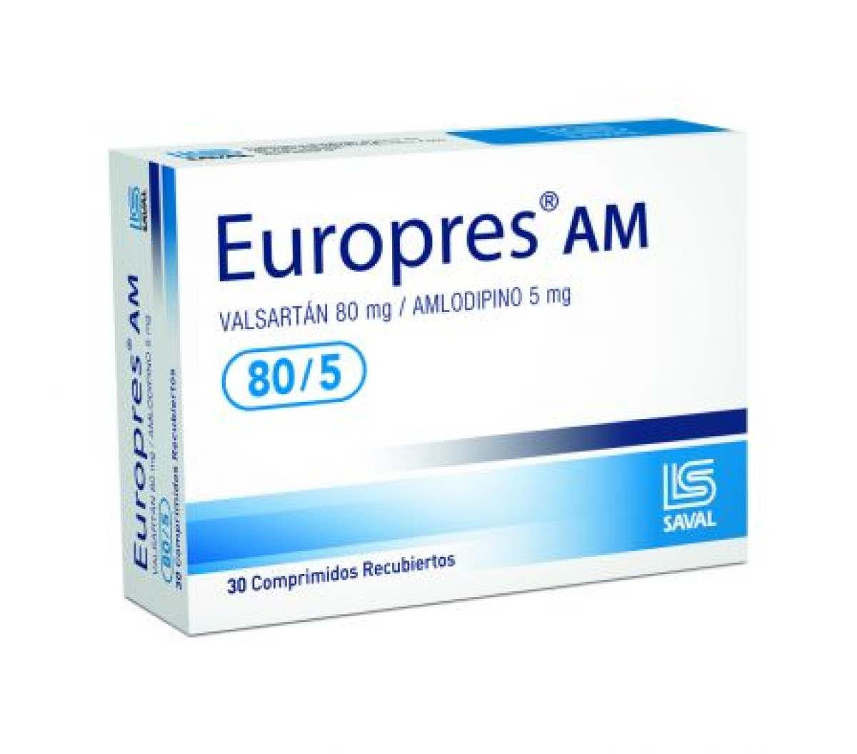 EUROPRES AM 80/5 MG X 30 COMP