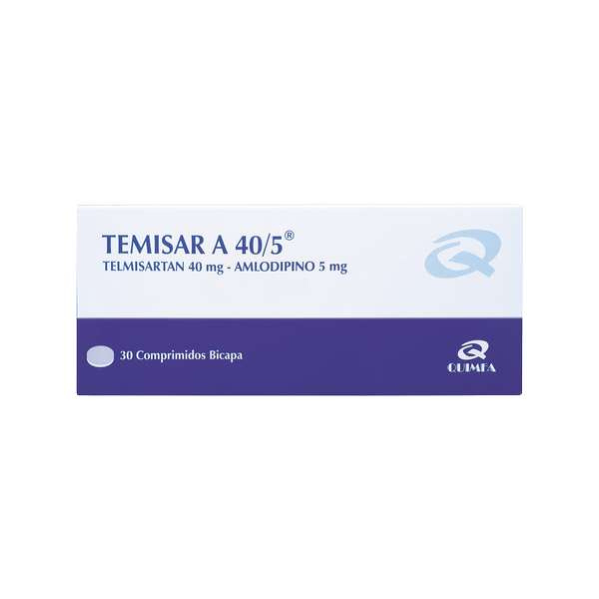 TEMISAR A 40/5 MG X 30 COMP BICAPA