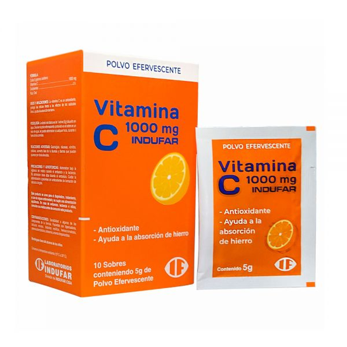 VIT C 1000 MG X 10 SOBRE (INDUFAR)