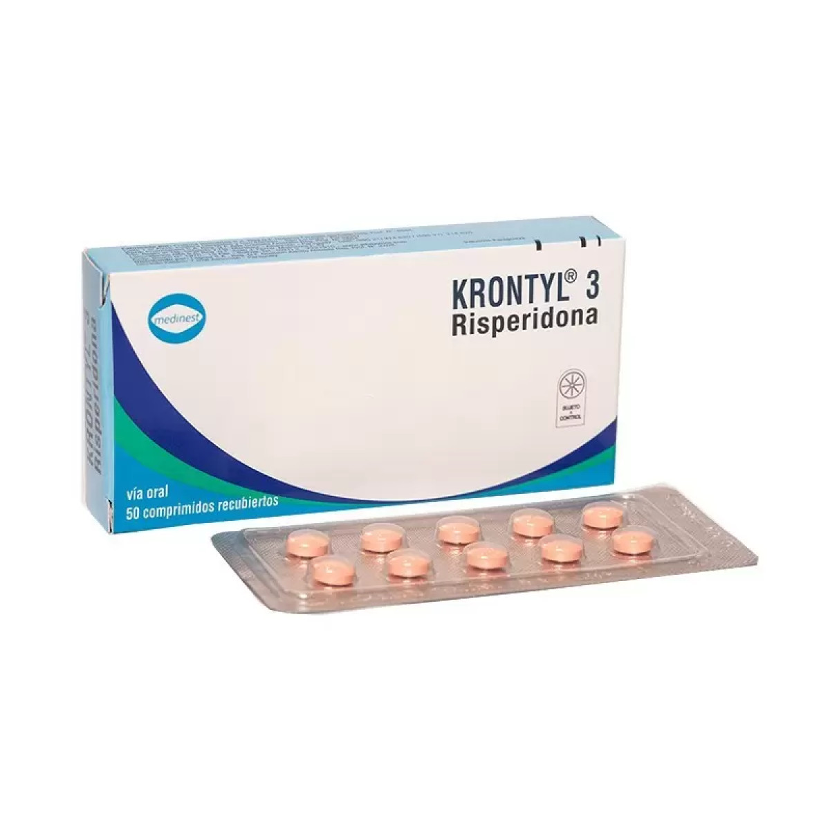 KRONTYL 3 MG X 50 COMP RECUB+++