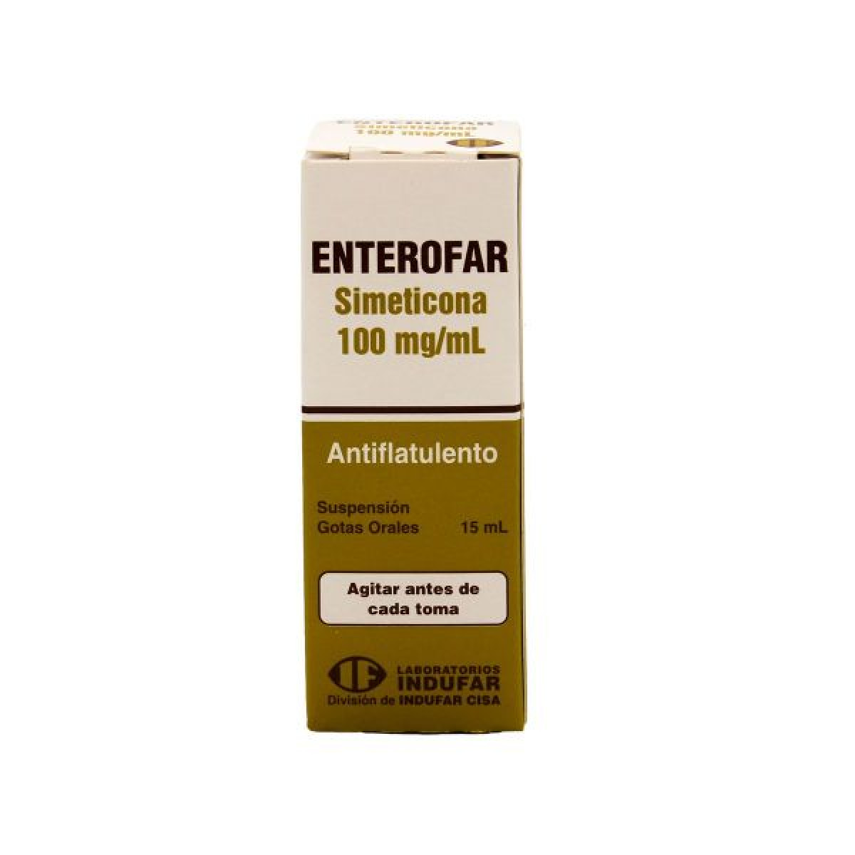 ENTEROFAR 100 MG GTS ORAL X 15 ML