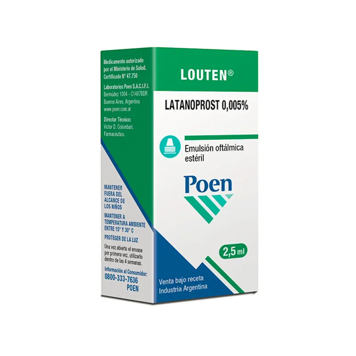LOUTEN EMULS GTS OFTAL X 2.5 ML