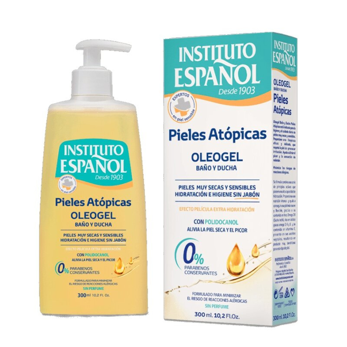 INSTITUTO GEL DUCHA 300 ML OLEO PIE