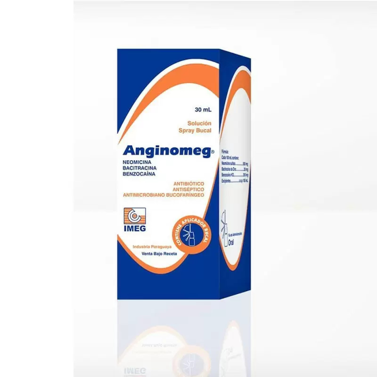 ANGINOMEG SPRAY BUCAL X 30 ML