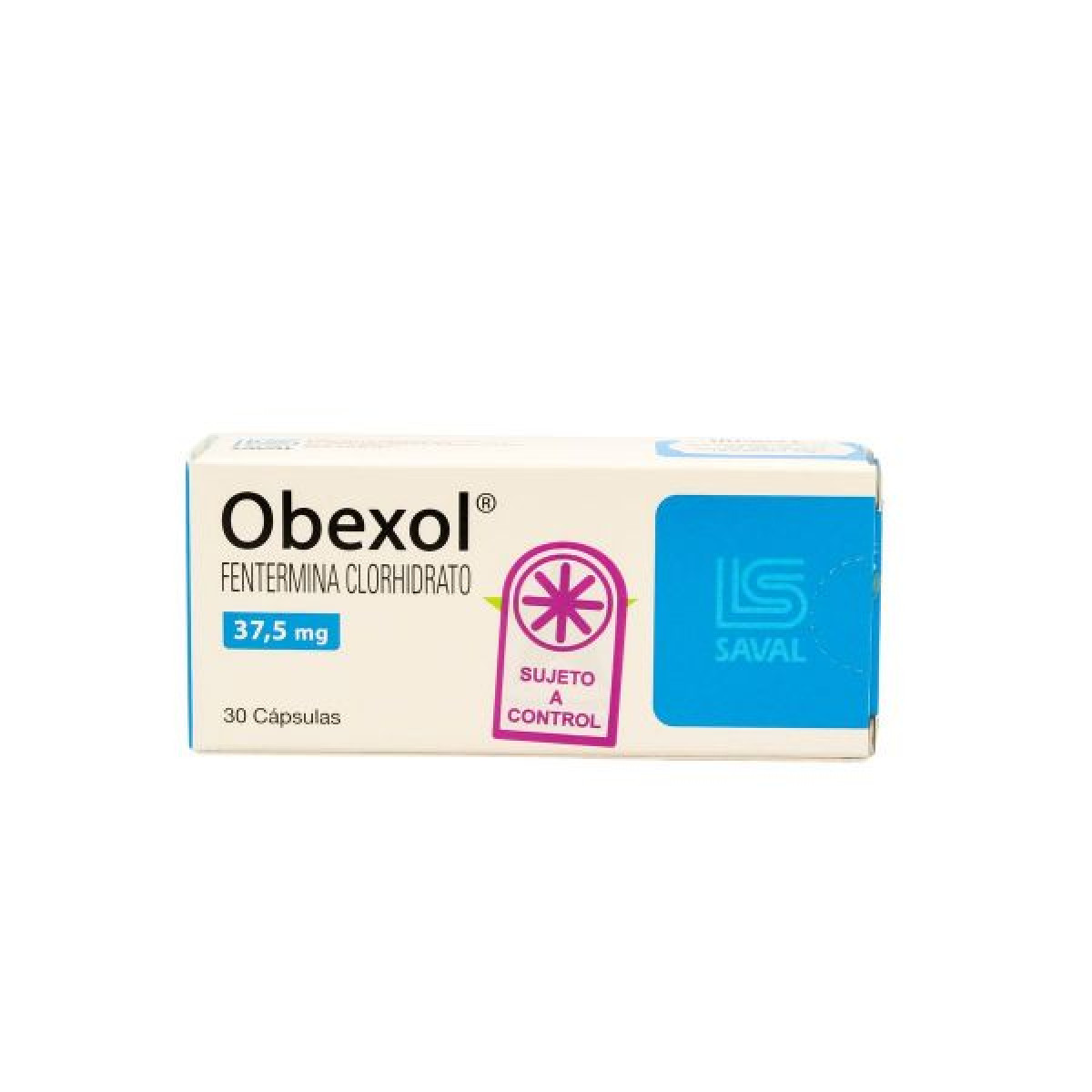 OBEXOL 37,5 MG X 30 CAPS +++