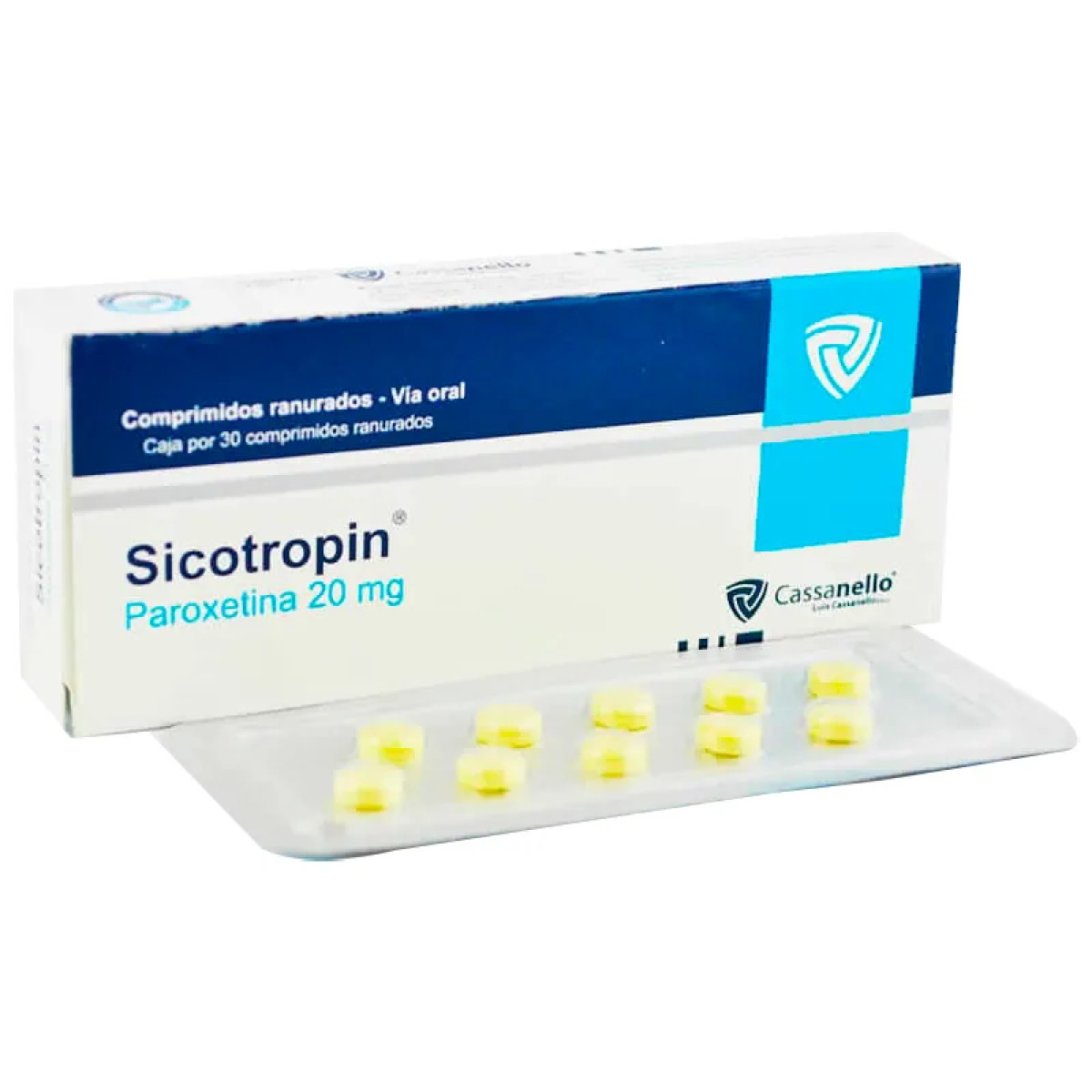 SICOTROPIN 20 MG X 30 COMP