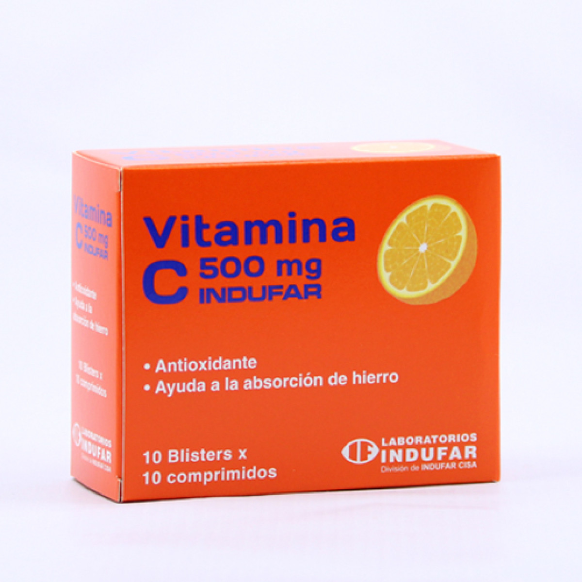 VIT C 500 EXIB X 10 TIRA X 10 INDUF