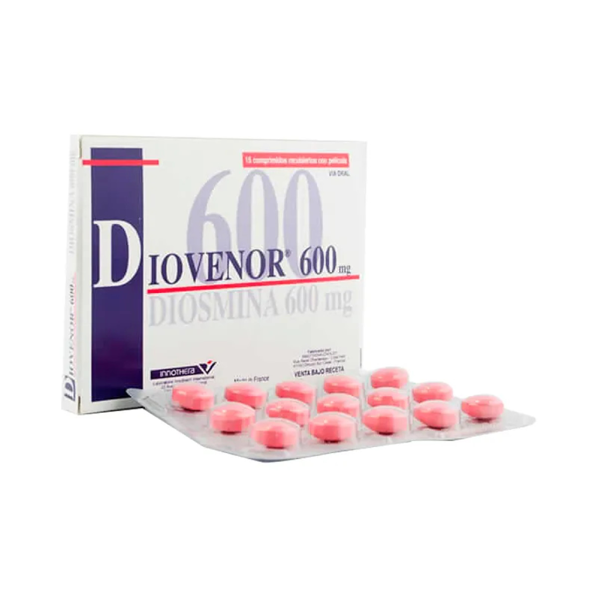 DIOVENOR 600 MG X 15 COMP