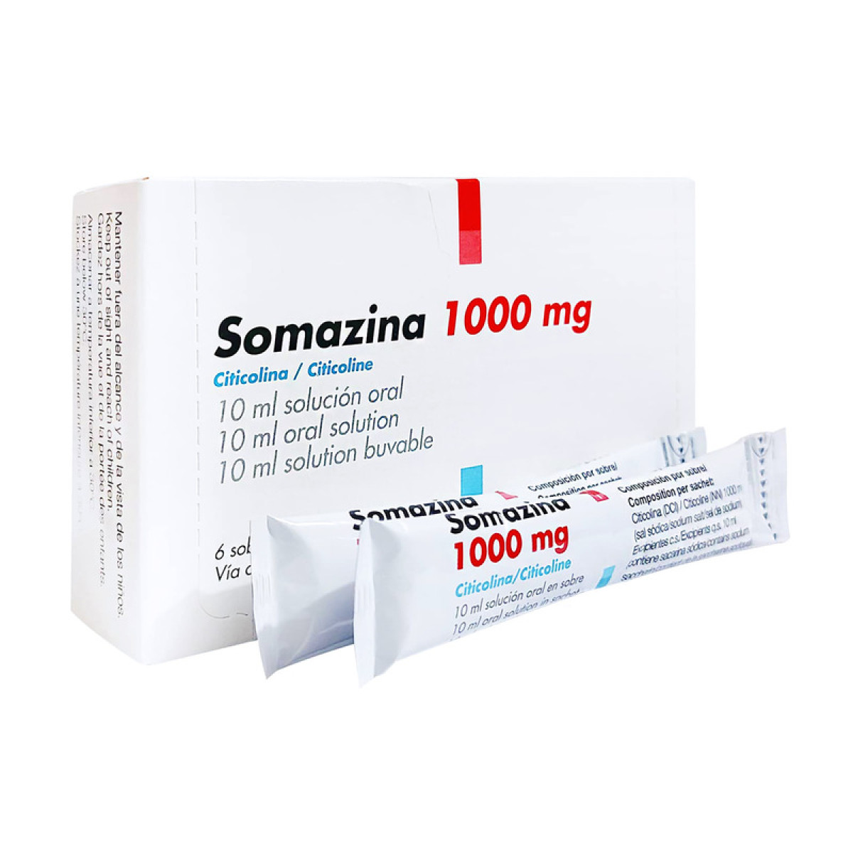SOMAZINA 1000 MG ORAL X 6 SOBRES