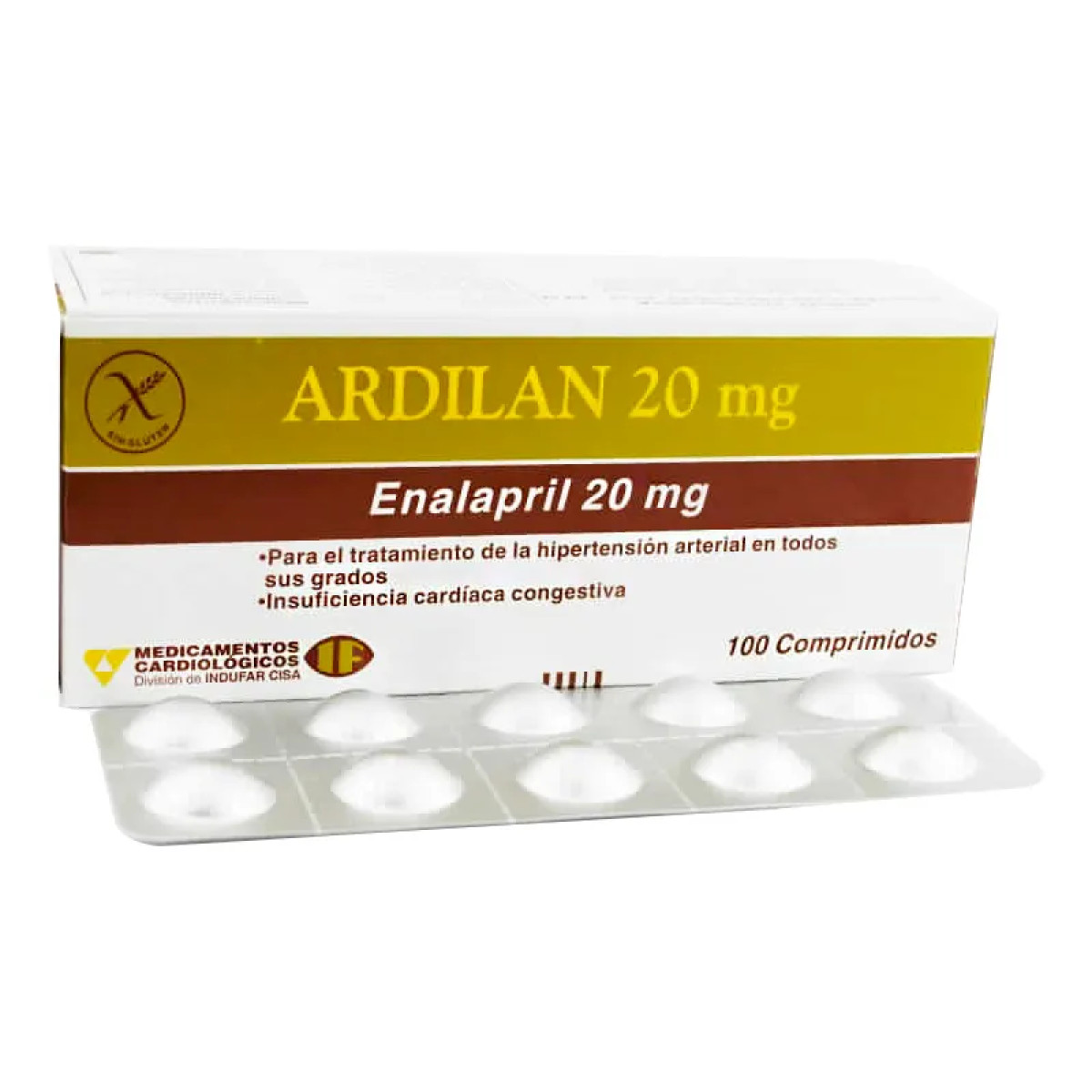 ARDILAN 20 MG X 100 COMP RANUR