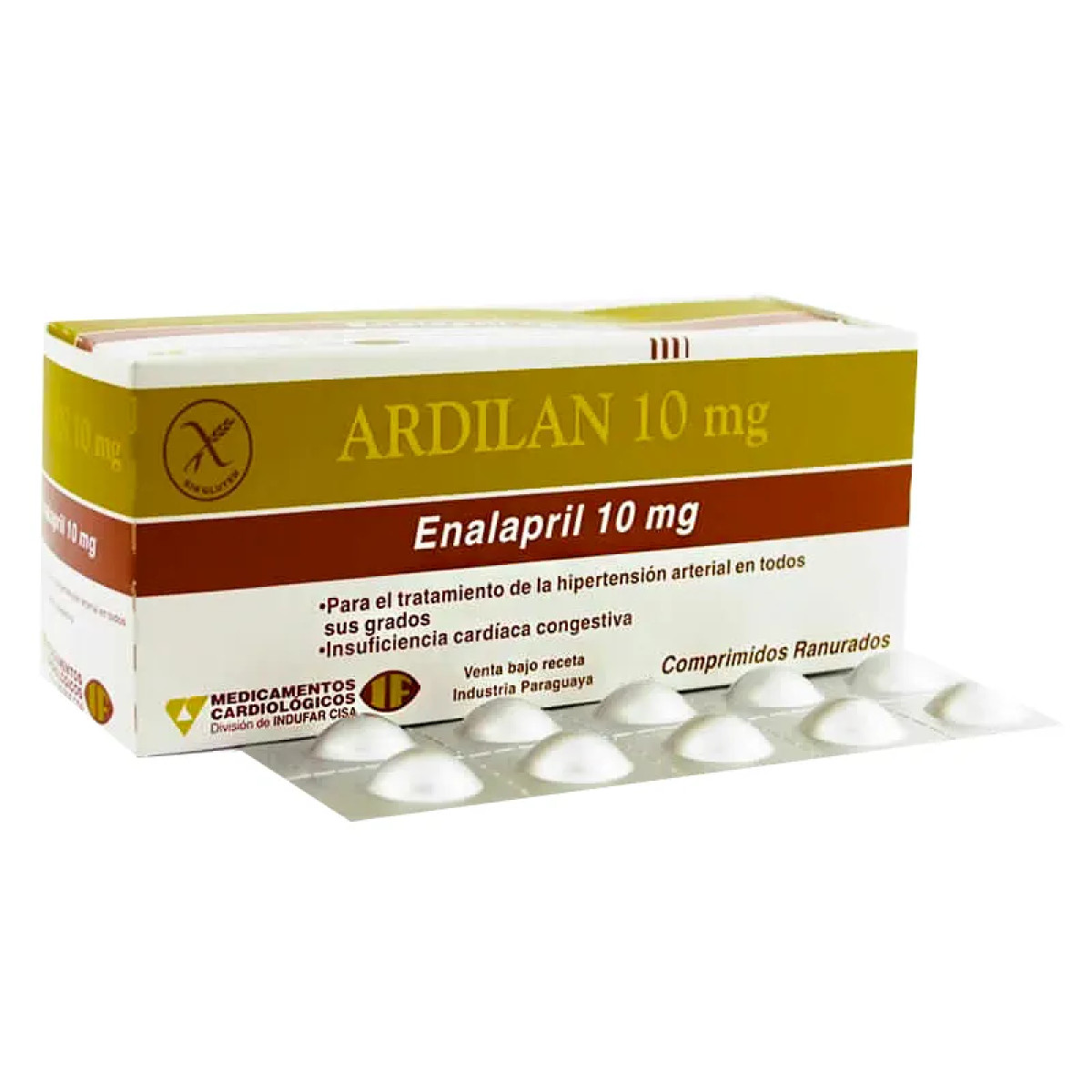 ARDILAN 10 MG X 100 COMP RANUR