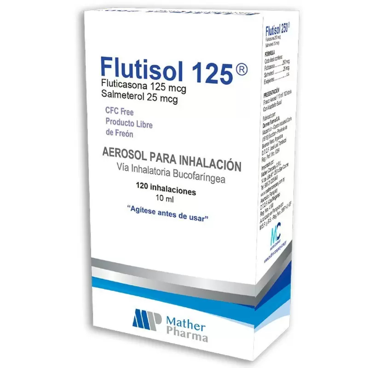 FLUTISOL 125 AEROSOL X 120 DOSIS