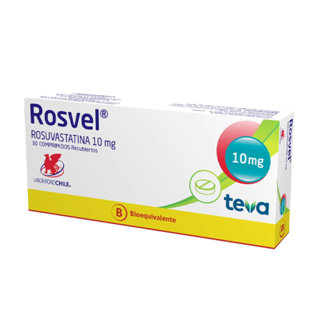 ROSVEL 10 MG X 30 COMP