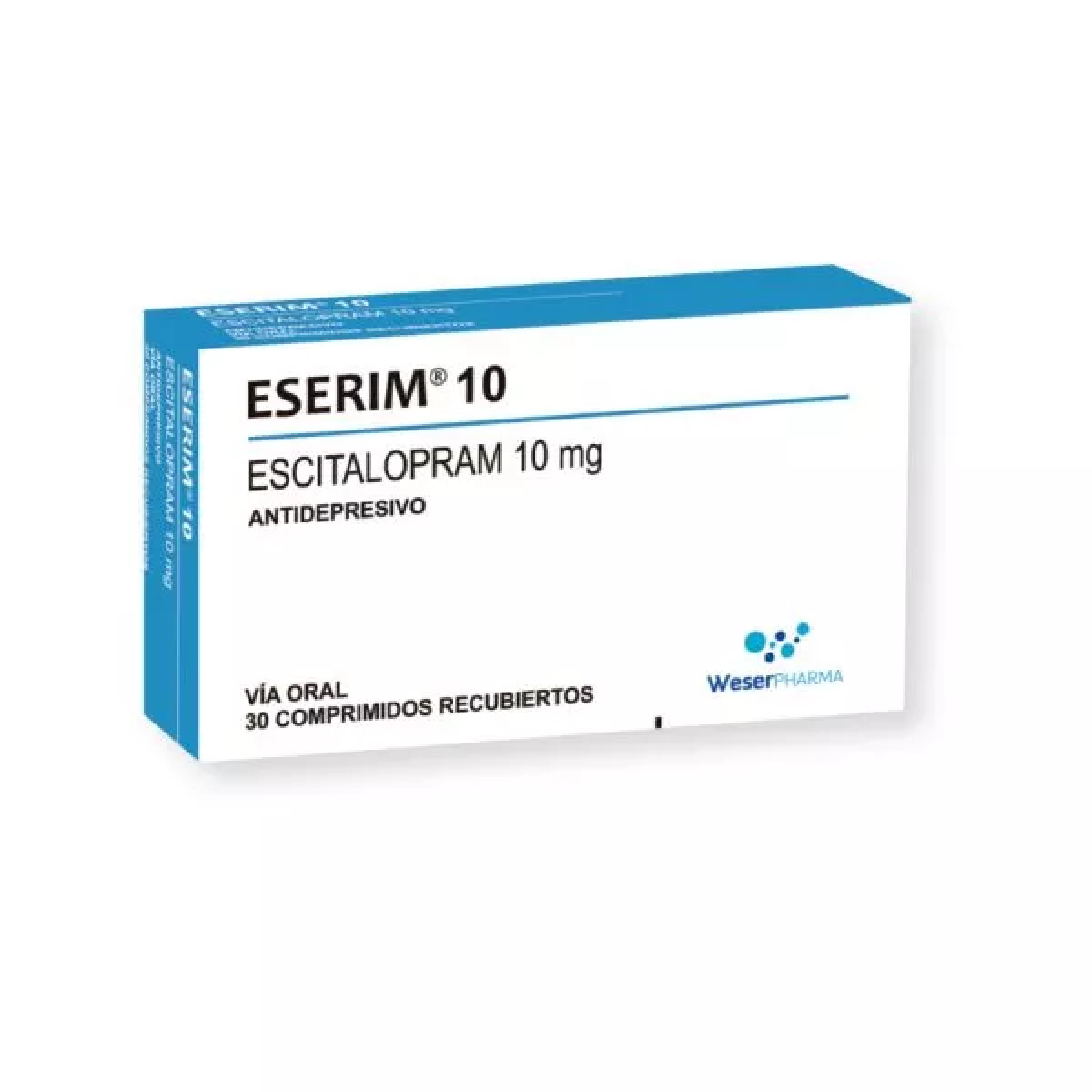 ESERIM 10 MG X 30 COMP RECUB