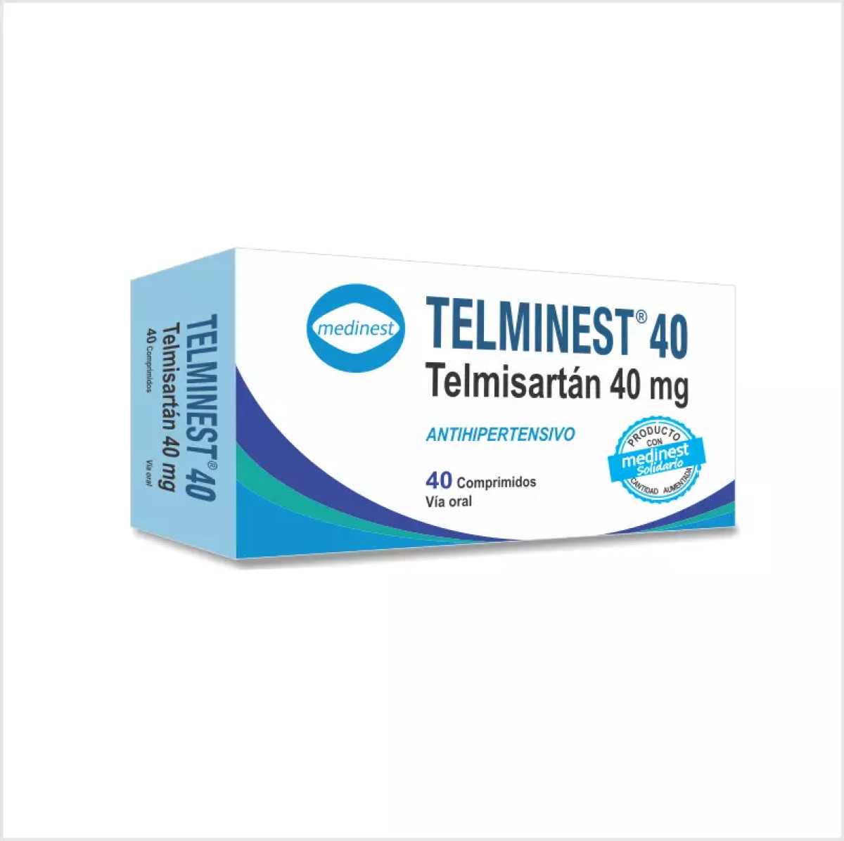 TELMINEST 40 MG X 40 COMP