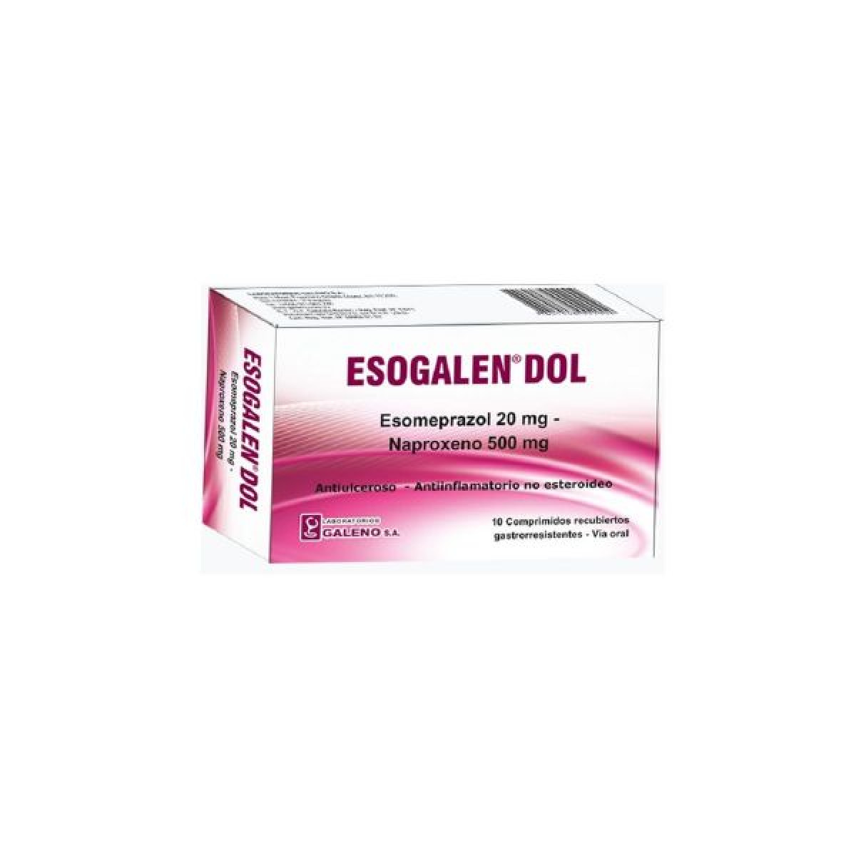 ESOGALEN DOL X 10 COMP RECUB