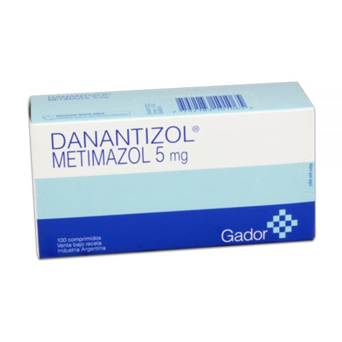 DANANTIZOL 5 MG X 100 COMP
