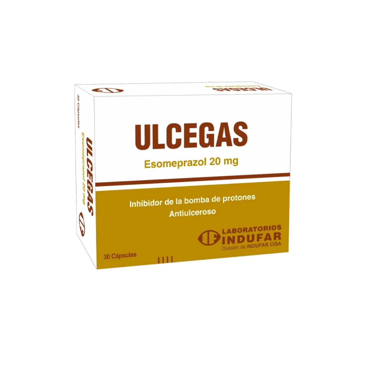 ULCEGAS 20 MG X 30 CAPS