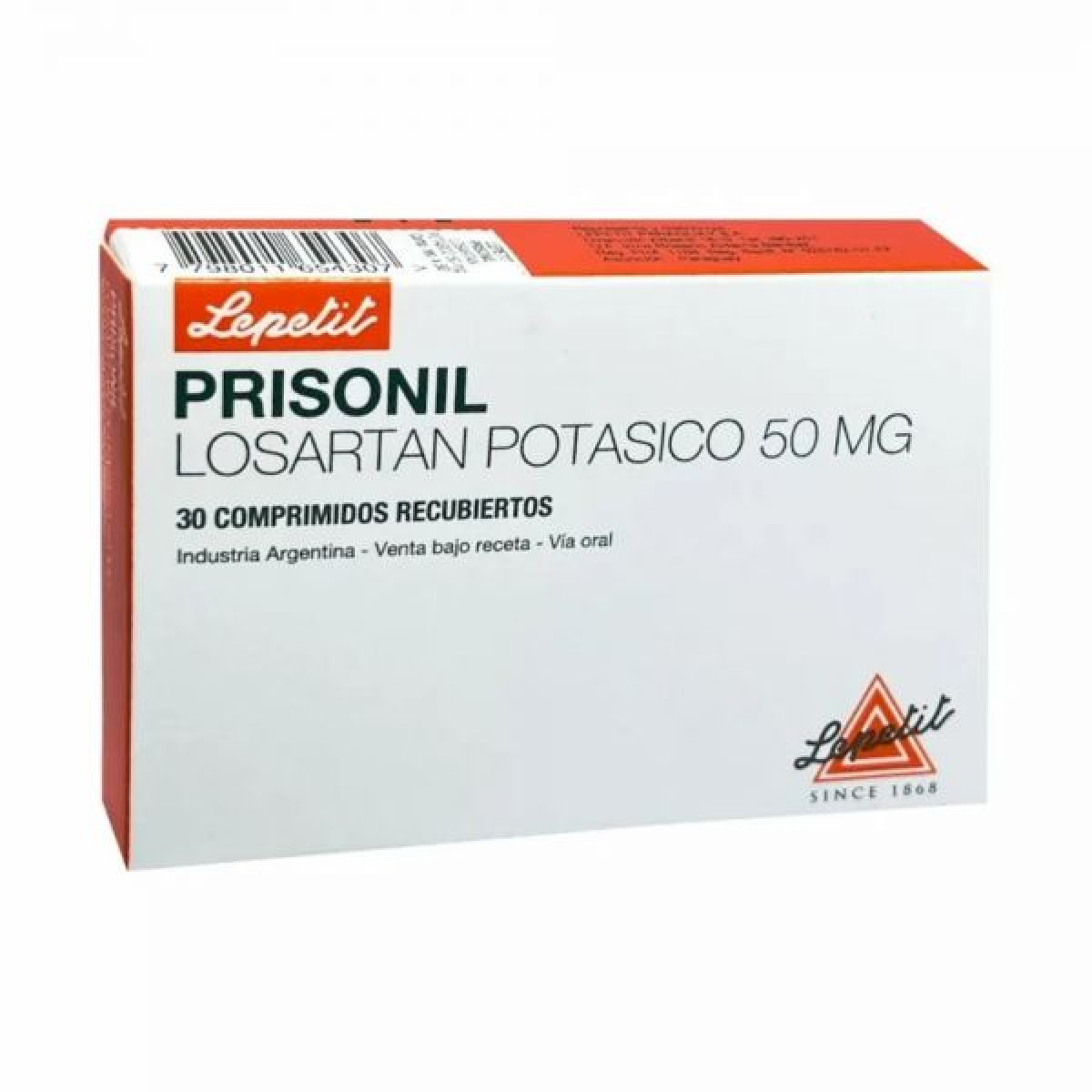 PRISONIL 50 MG  X 30 COMP RECUB