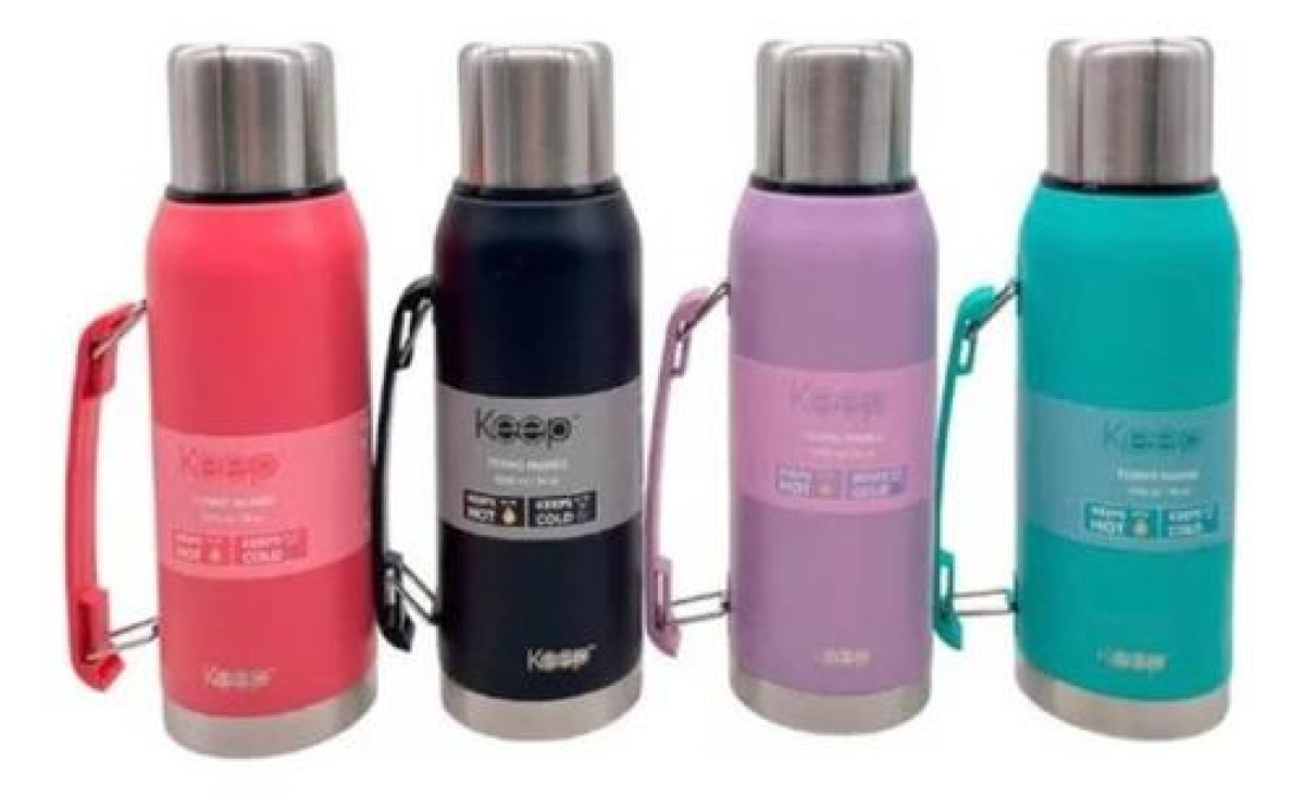 KEEP TERMO ACERO DOBLE 1L VARIOS CO