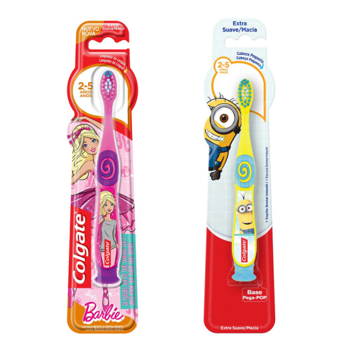 COLGATE CEP DENT BOB/BARBIE 2-5ANOS