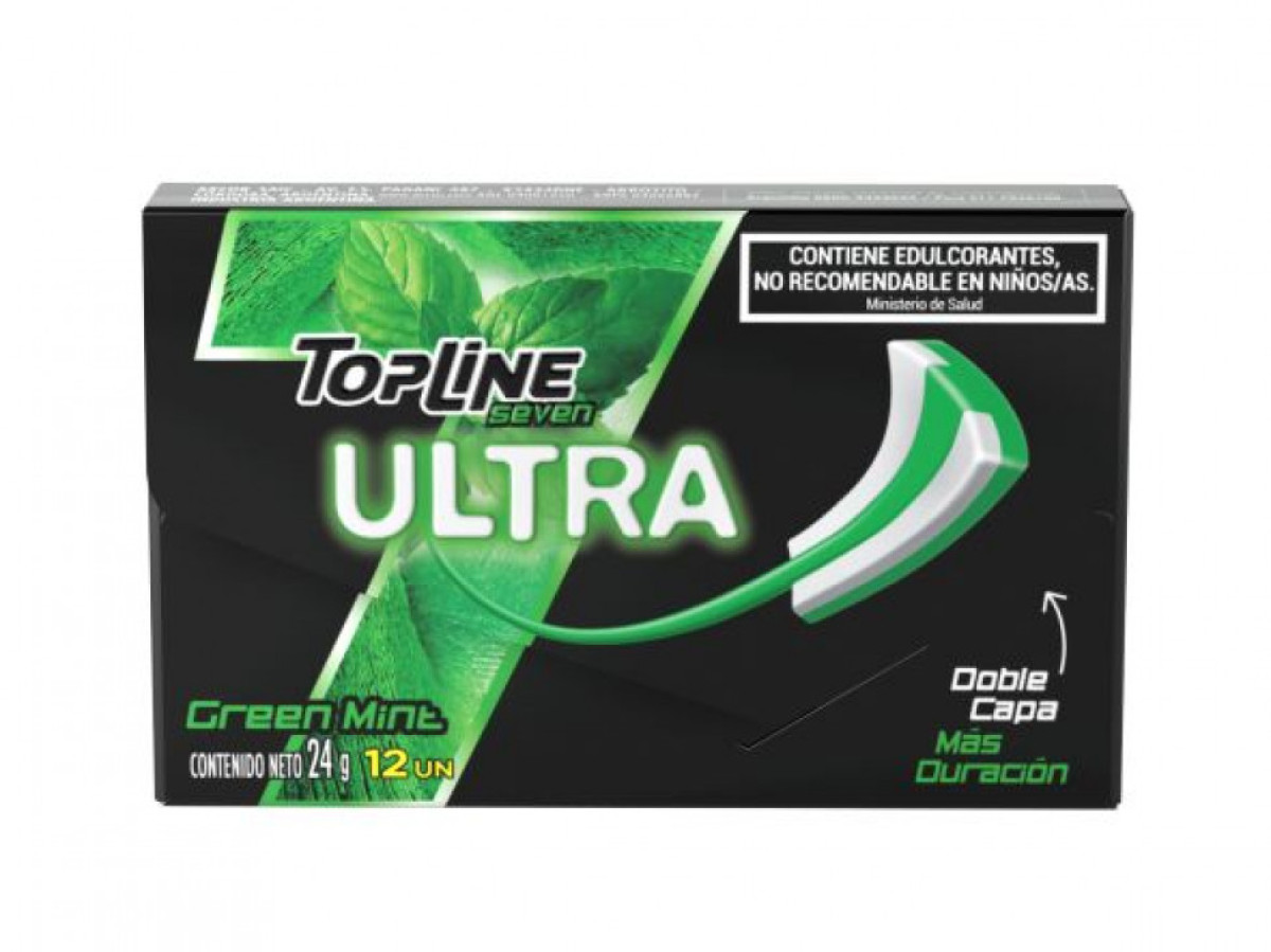 TOPLINE CHICLE ULTRA GMINT X 12 UNI