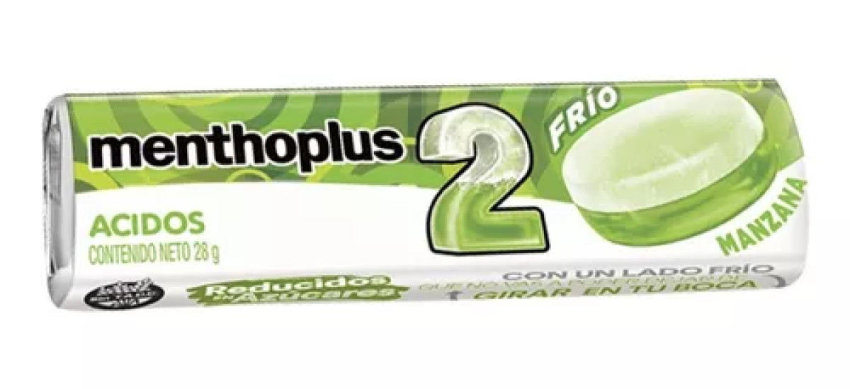 MENTOPLUS CARAMELO 2 MANZANA X28 G