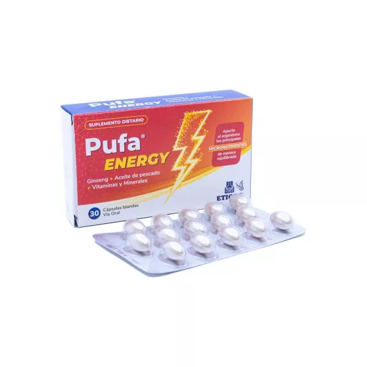 PUFA ENERGY X 30 CAPS BLAN