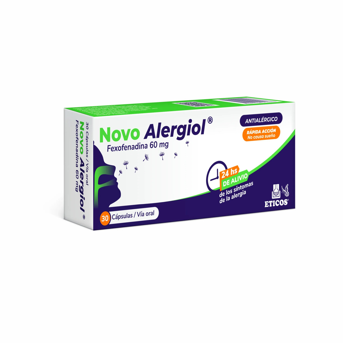 NOVO ALERGIOL 60 MG X 30 CAPS