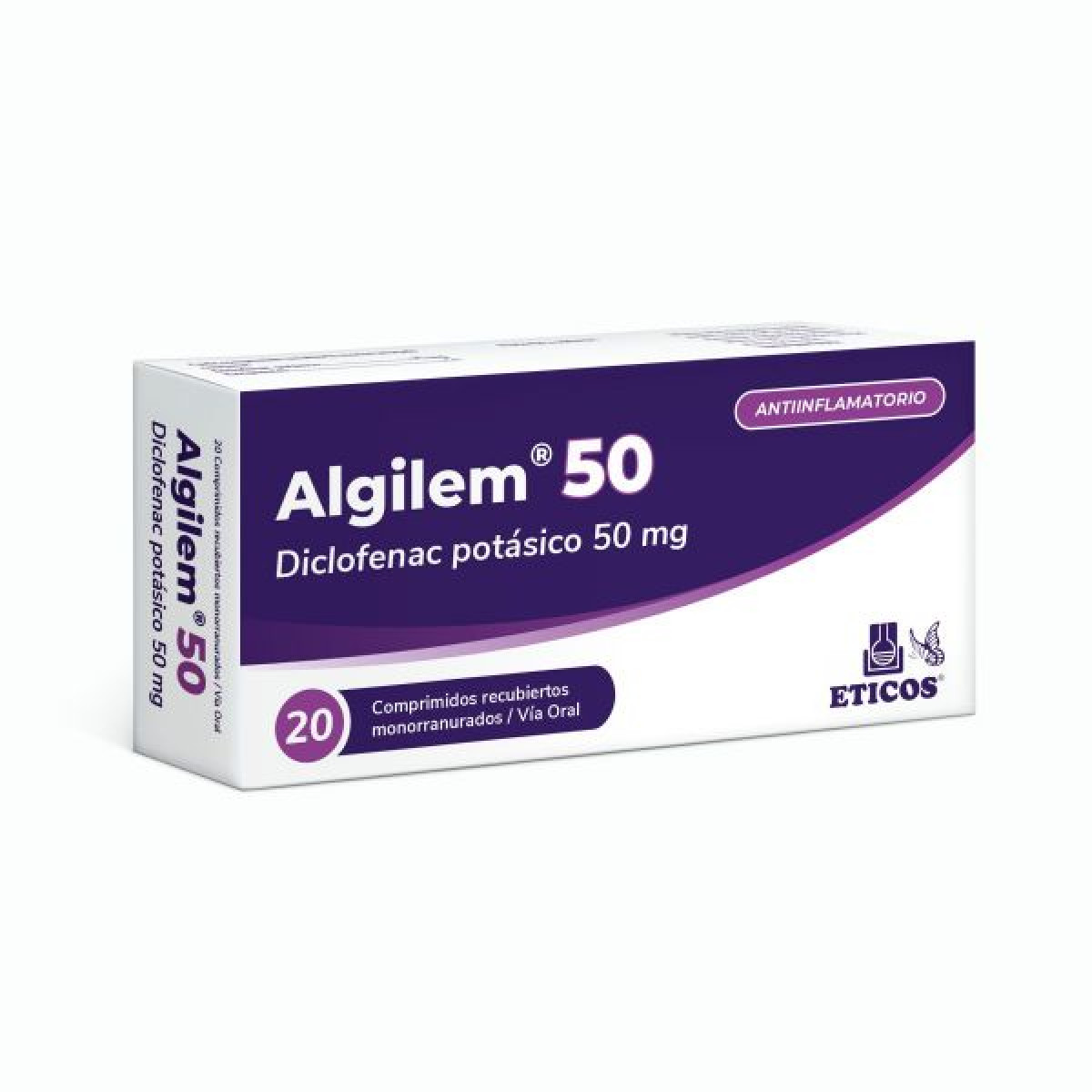 ALGILEM 50 MG X 20 COMP