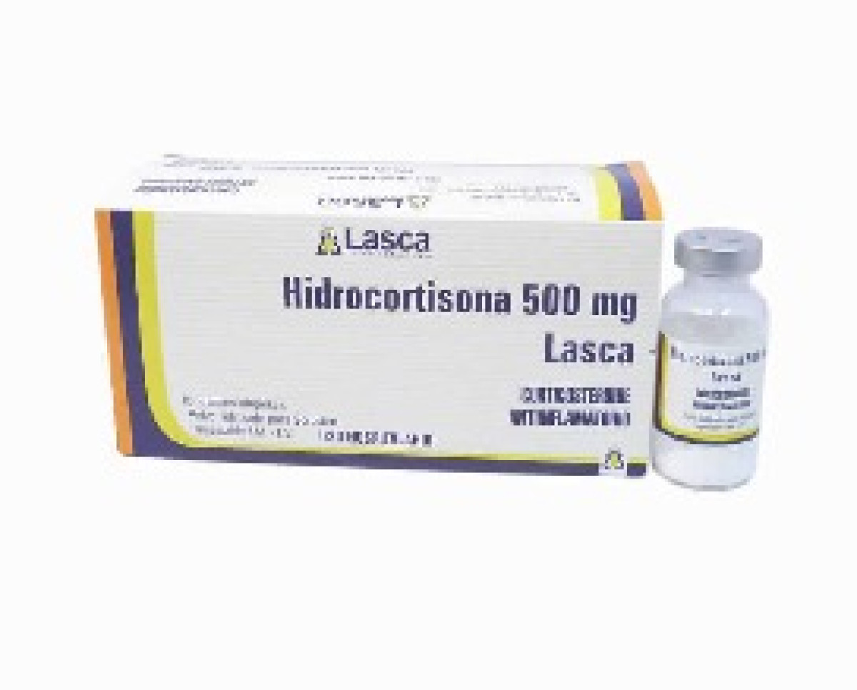 HIDROCORTISONA 500 MG X 1 AMP (VS)