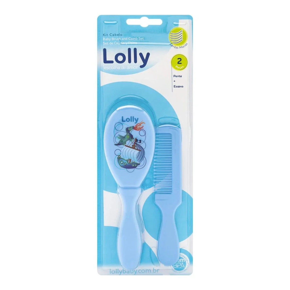 LOLLY SET CEP+PEINE 7050-01-AZUL