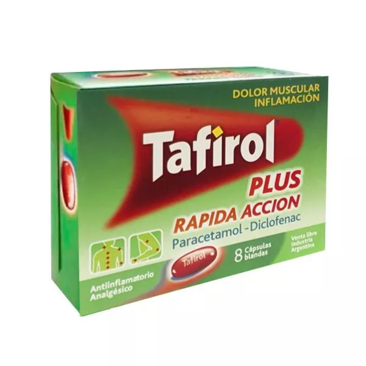 TAFIROL PLUS RAPIDA ACCION X 8 CAPS