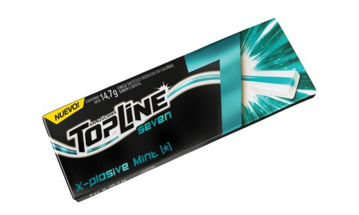 TOPLINE CHICLE 7 MENTA X 7 UNID