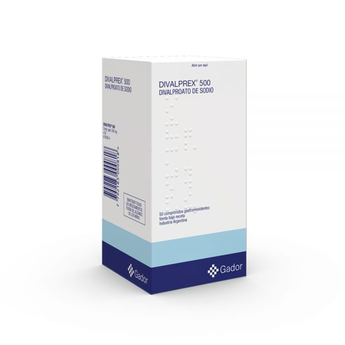 DIVALPREX 500 MG X 50 COMP RECUB