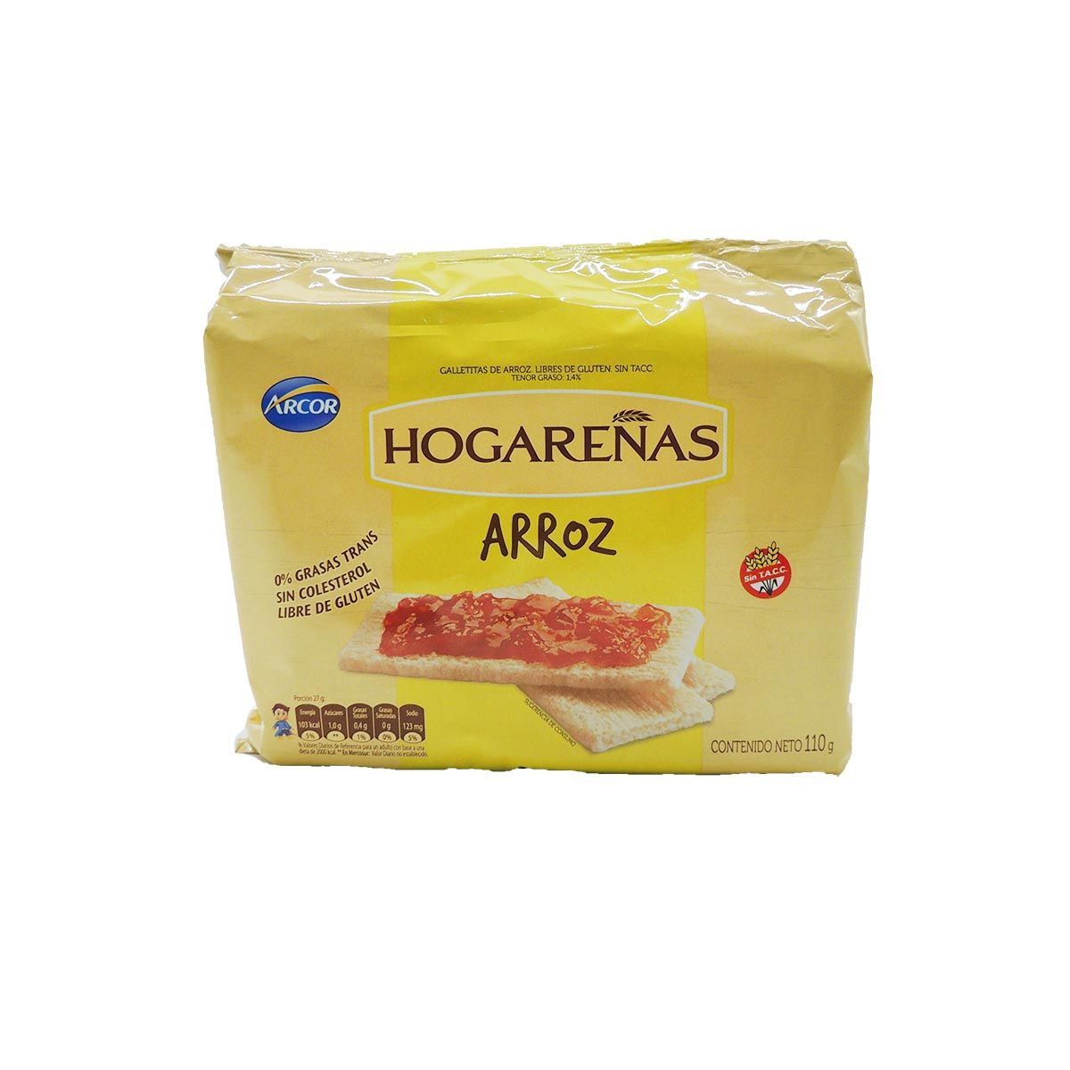 HOGARENAS TOSTADA ARROZ CLAS 100 G
