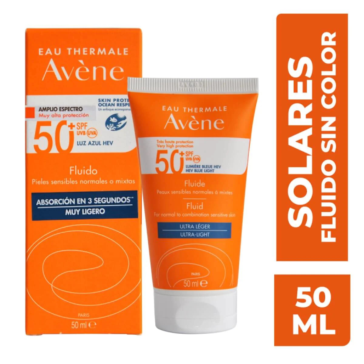 AVENE SOLAR FPS50 FLUIDO U LIGH 50M