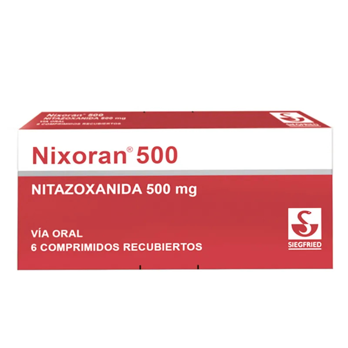 NIXORAN 500 MG X 6 COMP RECUB