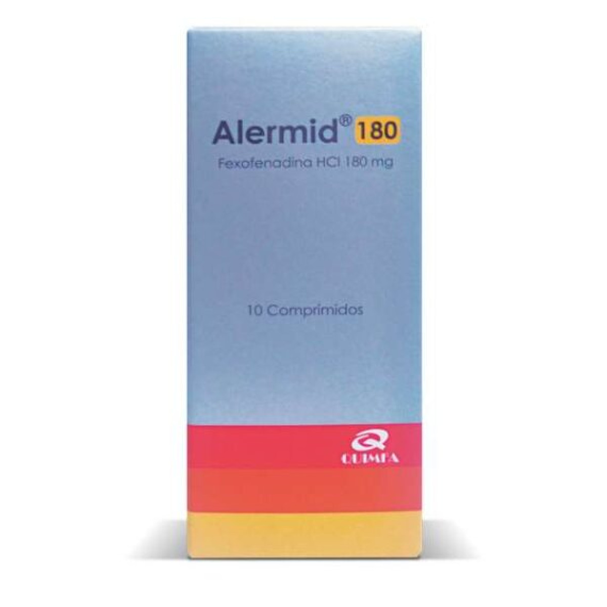 ALERMID 180 MG X 10 COMP
