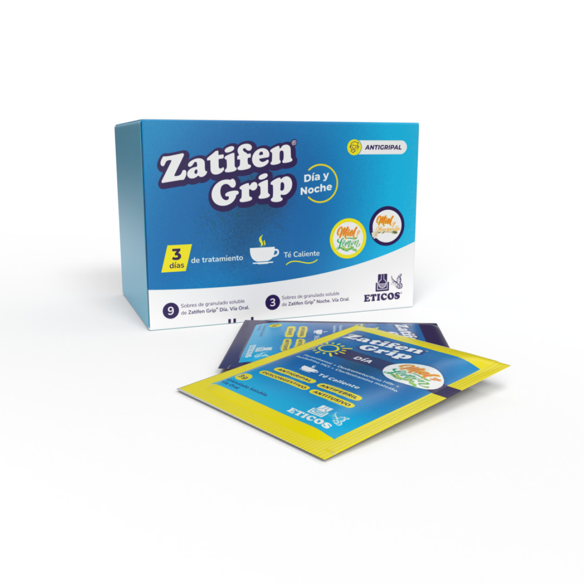 ZATIFEN GRIP TE DIA/NOC X 12 SOBRES