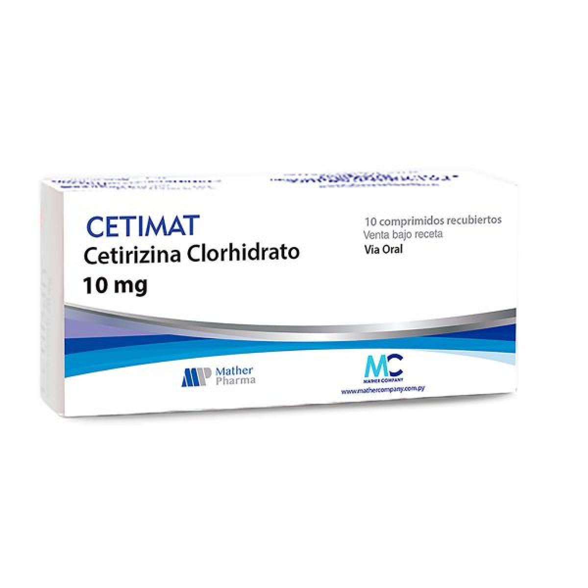 CETIMAT 10 MG X 10 COMP RANURADOS