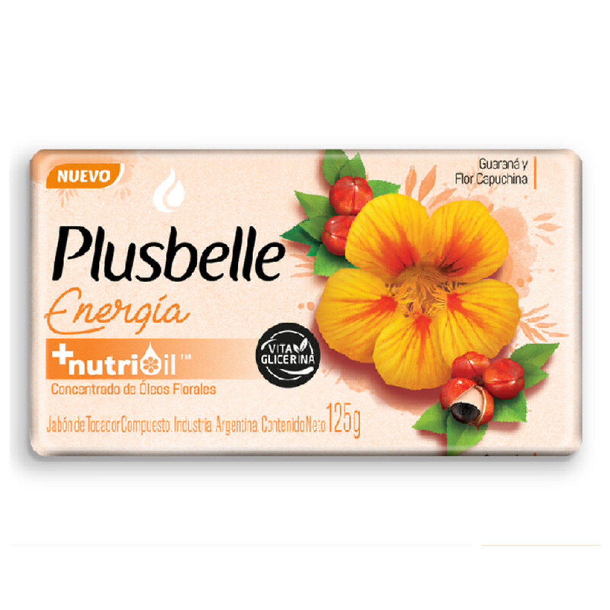 PLUSBELLE JABON 125 GR ENERGIA RENO