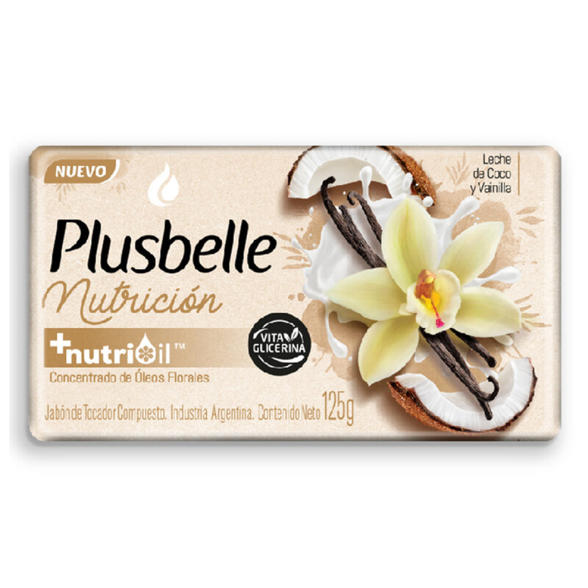 PLUSBELLE JABON 125 GR NUTRICI