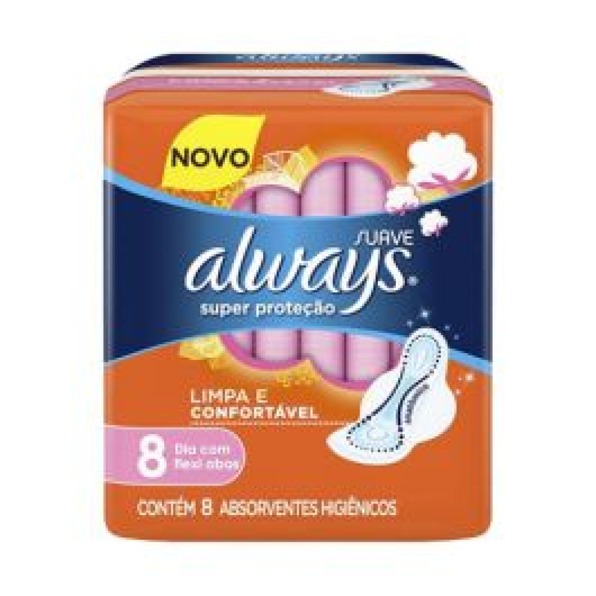 ALWAYS TOALLA H BASICA SUA X 8 6176