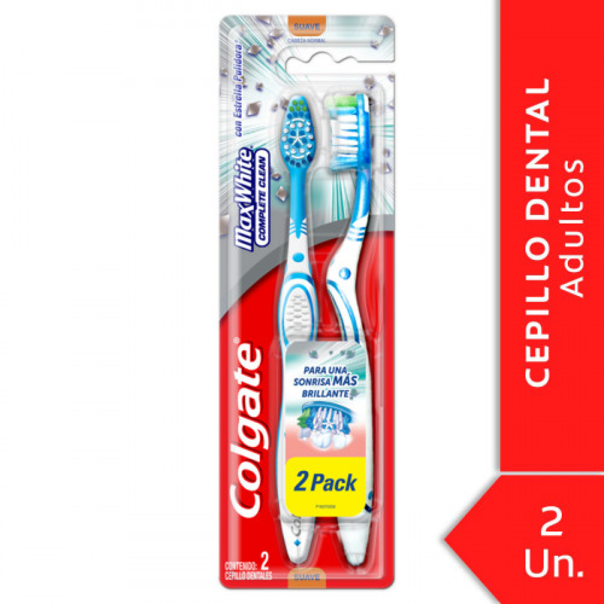 COLGATE CEP DENT MAX WHITE M 2X1