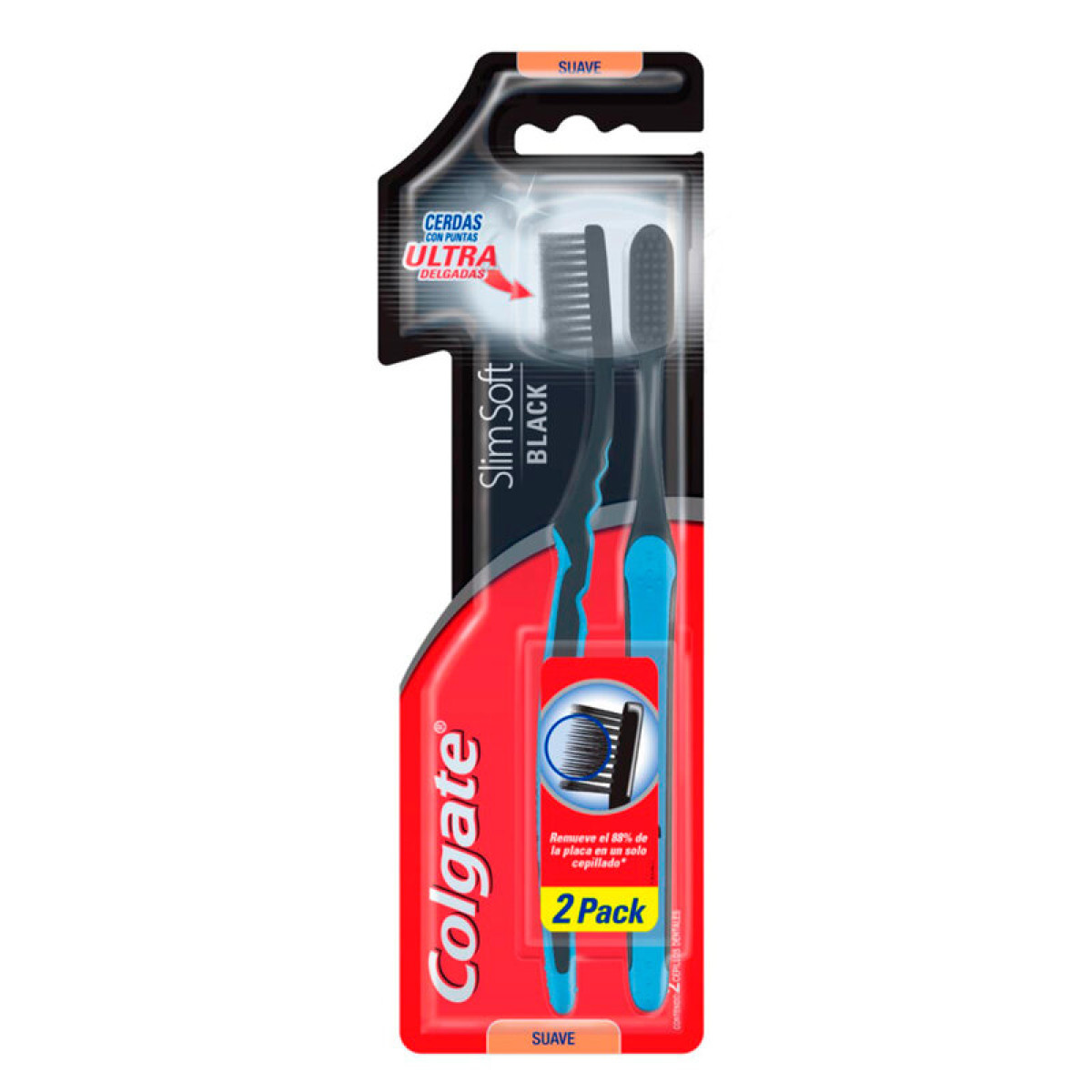 COLGATE CEP DENT SLIM SOFT BLA 2X1