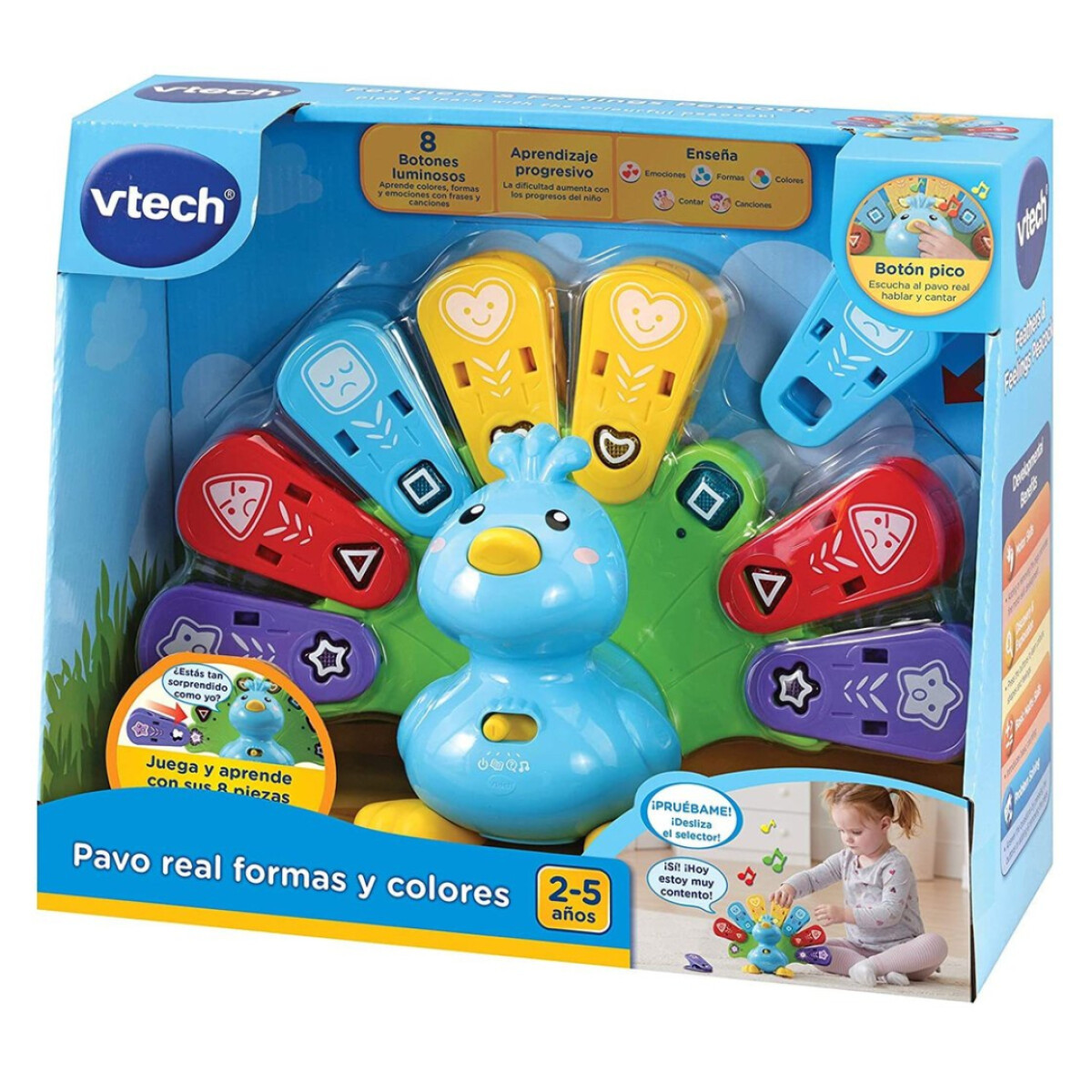 VTECH PAVO REAL FORMA /COLOR 525822